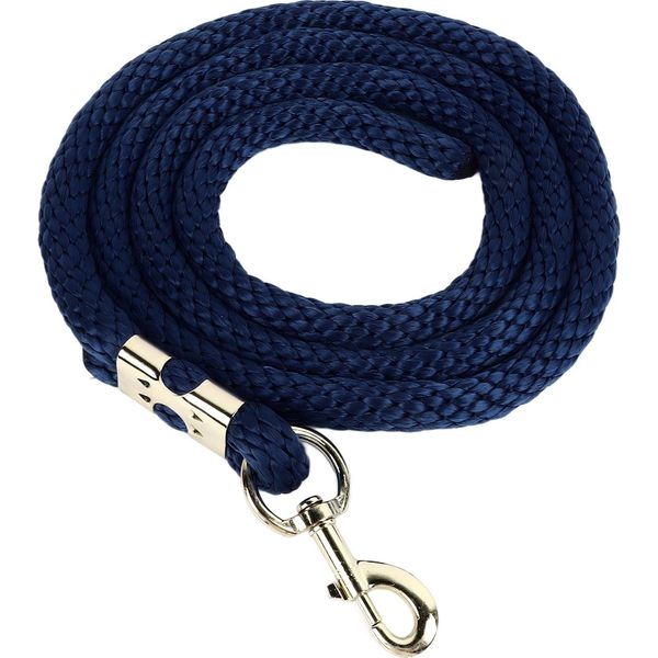 Corda Per Cavalli Con Scatto Corda Da Allenamento Ad Alta Resistenza Per Competizioni E Trazione Quotidiana 6,6 Piedi Blu Navy-image