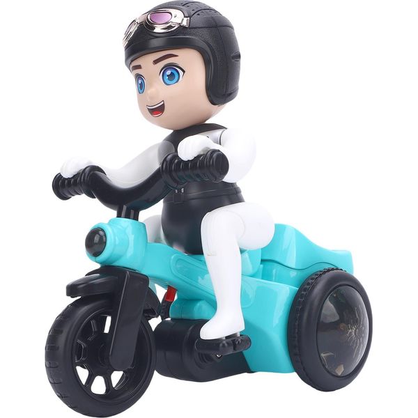 Baby Stunt Triciclo Giocattolo 360 Gradi Rotante Bambino Elettrico Per Ragazzi Ragazze A Batteria-image