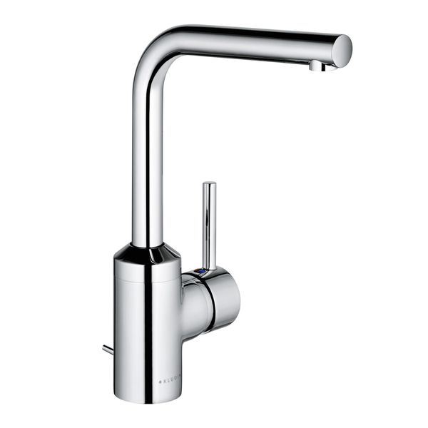 Kludi Bozz Mitigeur Monocommandé Pour Lavabo, Hauteur D'éCoulement 235Mm, Bec Pivotant, Chrome, 382940576, 382940576-image