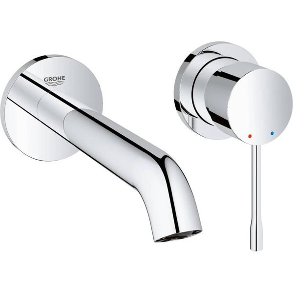 Grohe Miscelatore 2 Fori Per Wc A Parete Essence Fms Proiezione 183 Mm Cromo 19408001-image