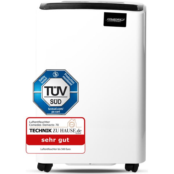Deumidificatore Comedes Demecto 70, Fino A 120M², 70 Litri/Giorno-image