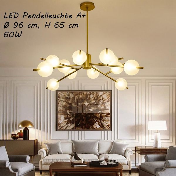 Eurotondisplay 9073-12 Led Lampada Da Soffitto Nuovo Lampadario A Soffitto A Sospensione Soggiorno Camera Da Letto-image