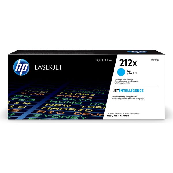 Hp Cartuccia Toner Ciano Originale Laserjet 212X Ad Alta Capacità - 10000 Pagine - Ciano - 1 Pz-image