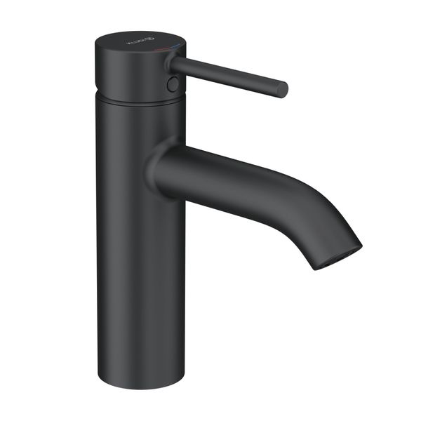 Kludi Bozz Mitigeur Monocommandé Pour Lavabo, Hauteur De Bec 100Mm, Garniture D'éCoulement PUSH-OPEN, 382883976, 382883976-image
