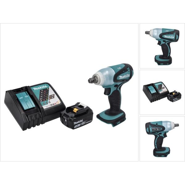 Avvitatore A Impulsi A Batteria Makita Dtw 251 RF1 18 V 230 Nm 1/2" + 1X Batteria Ricaricabile 3,0 Ah + Caricabatterie"-image
