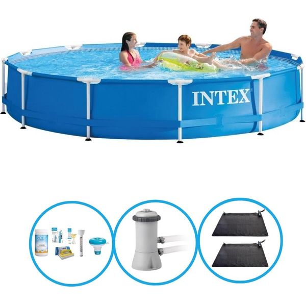 Telaio In Metallo Per Piscina Intex - Schwimmbad-Angebot - 366X76 Cm-image