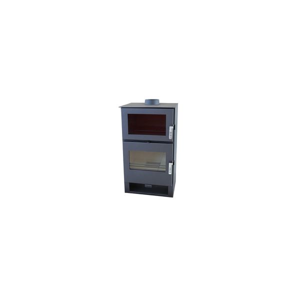 Stufa Con Forno Verso F | 9 Kw | Forno A Legna | Compatta Ed Efficiente-image