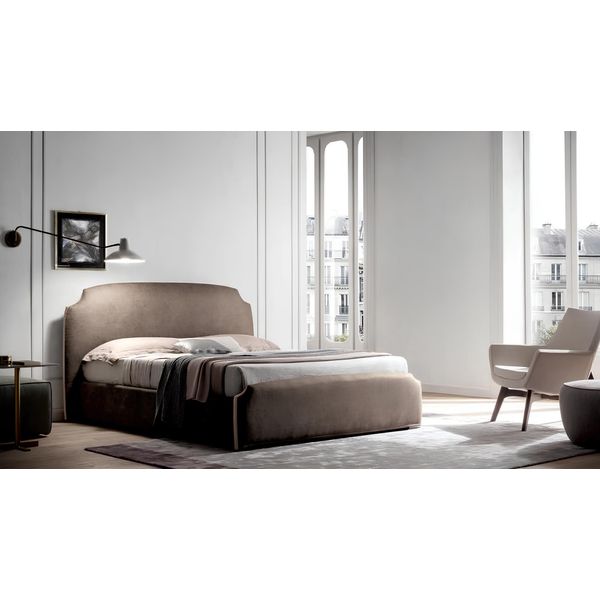 Camera Da Letto Matrimoniale Letti Tessili 200X200 Letto Imbottito Letto Italia Mobili-image