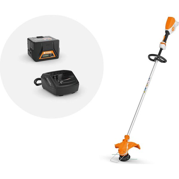 Accu Motorsense Taglierina Stihl Fsa 60 R Con 1X Batteria AK20 E Caricatore Al 101-image