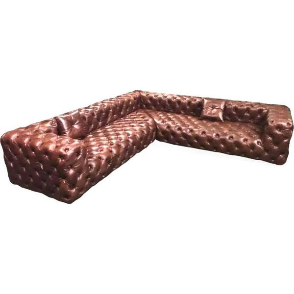 Divano Angolare Divano Divano Zona Giorno Set Angolare Divani Divani Chesterfield Mobili-image