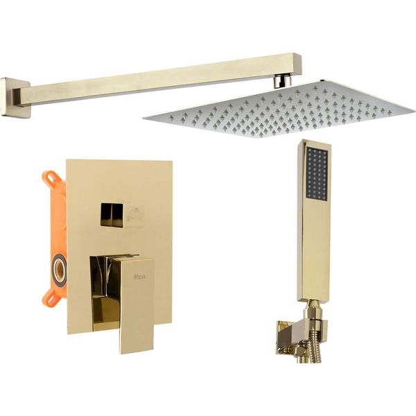 Set Doccia Da Incasso Fenix Gold + Box-image