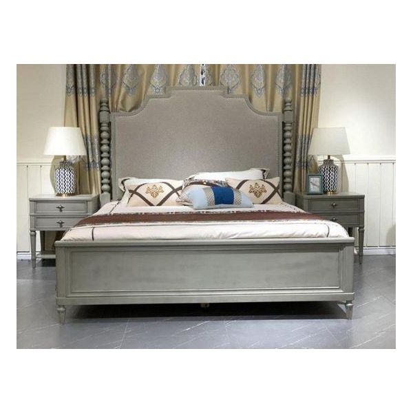 Letto Moderno Grigio 191 X 215 X 171 Cm Jvmoebel-image