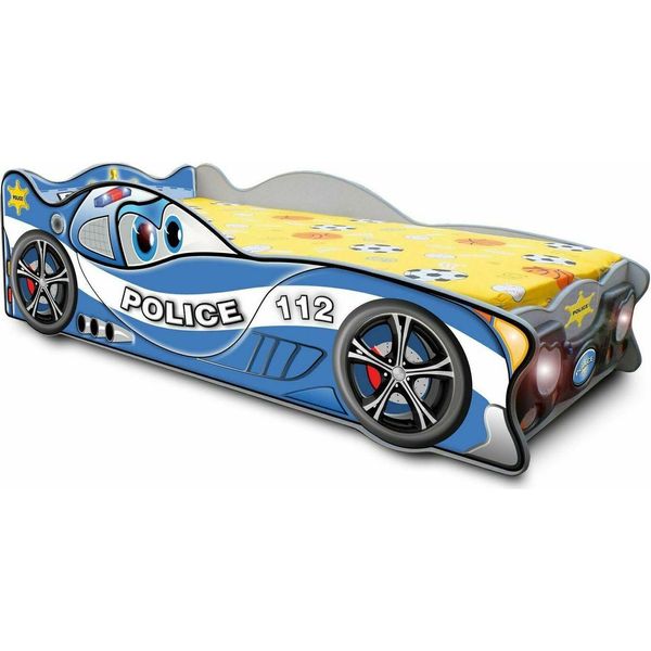 Auto Da Corsa Auto Letto Camera Da Letto Bambini Letti Bambini Mobili Legno + Materasso Nuovo-image