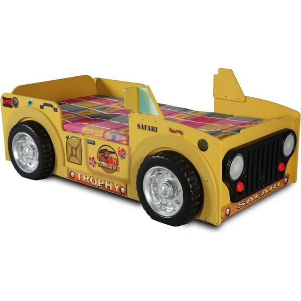 Letto Per Bambini Letto Per Ragazzi Letti + Materasso Letto In Legno Animali Safari Mobili Per Bambini-image