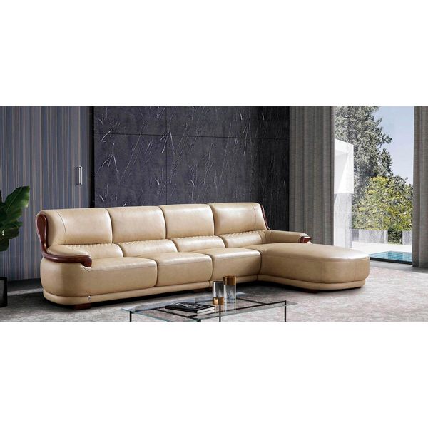 Divano Ad Angolo Divano Di Design Sedile Imbottito Set Di Divani In Pelle Ad Angolo Paesaggio Abitativo-image