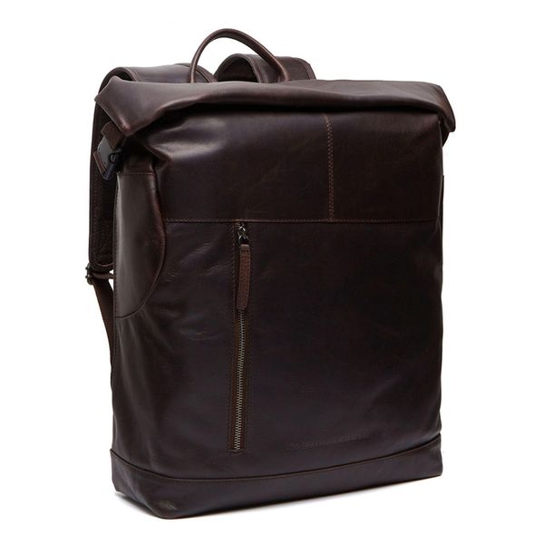 The Chesterfield Brand Pelle Zaino Per Il Tempo Libero Zaino Con Scomparto Per Laptop Liverpool Backpack Brown Marrone Scuro-image