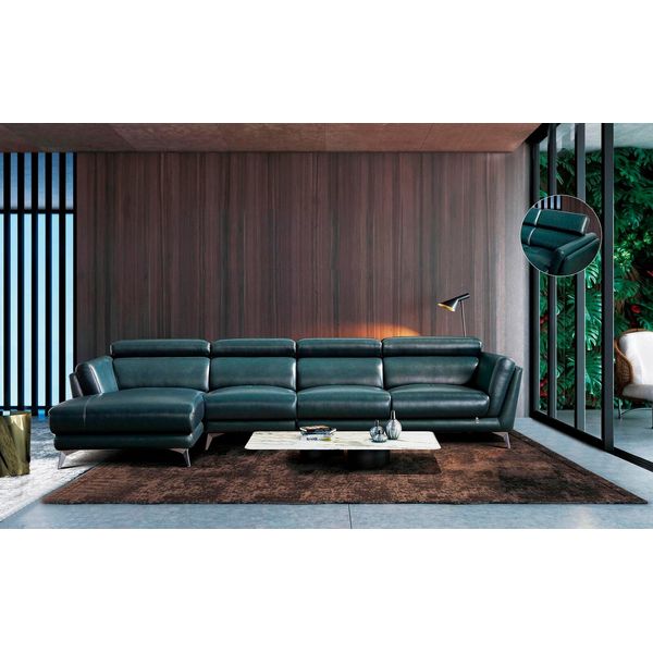 Design Italiano Divano Angolare Divano Sedile Imbottito Set Angolare Divano Angolare Pelle Angolare-image