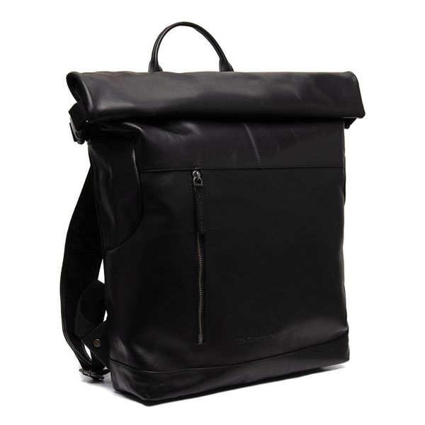 The Chesterfield Brand Pelle Zaino Per Il Tempo Libero Zaino Con Scomparto Per Laptop Liverpool Backpack Black Nero-image