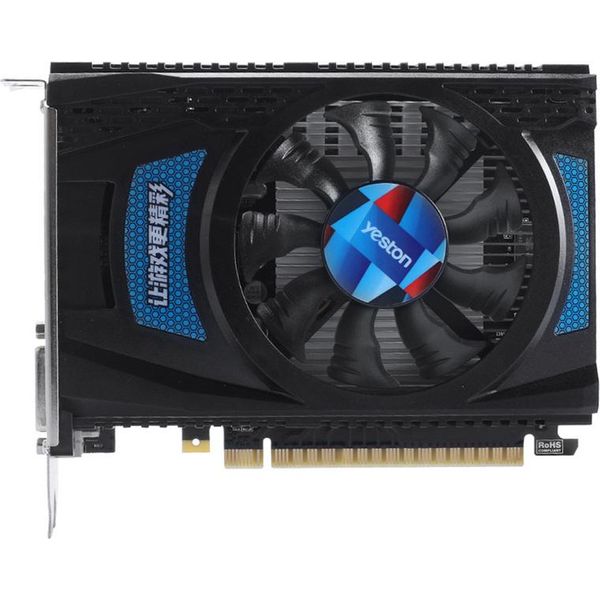 Scheda Grafica Yeston RX550-4G D5, Scheda Grafica Da Gioco Con 4 Gb Di Memoria GDDR5 A 128 Bit, 1183 Mhz/6000 Mhz Connettori Di Uscita DP+HDMI+DVI-D-image
