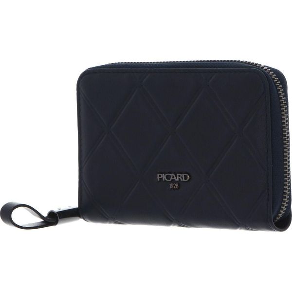 Picard Pelle Portafoglio Voila 1 Zip Around Wallet Ozean Blu Scuro-image