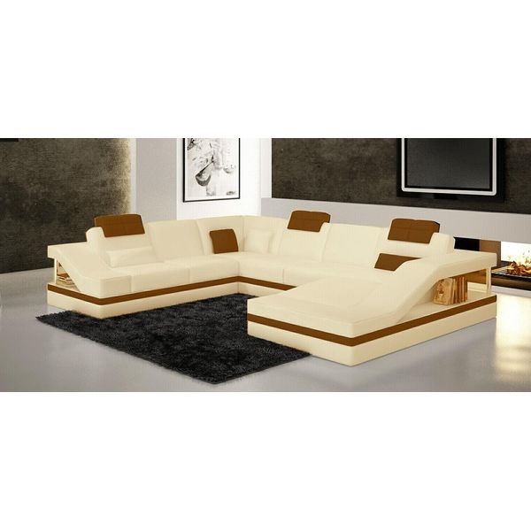 Divano Angolare U Form 195 X 332 X 246 X 92 Cm-image