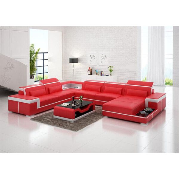 Divano Angolare A U 274 X 358 X 178 X 78 Cm-image