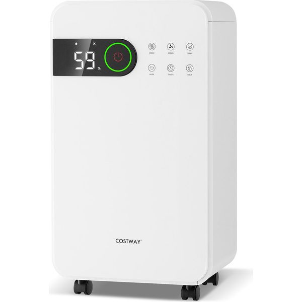 Deumidificatore ES10260DE-WH, 15 L/Giorno, Con Modalità Sleep, Timer 24 Ore, 33 Db, Display Led - A-image