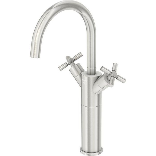 Steinberg SéRie 250 Mitigeur De Lavabo, Haut, Pivotant, Deux PoignéEs, Avec Vidage, Saillie 155Mm, 2501550BN, 2501550BN-image