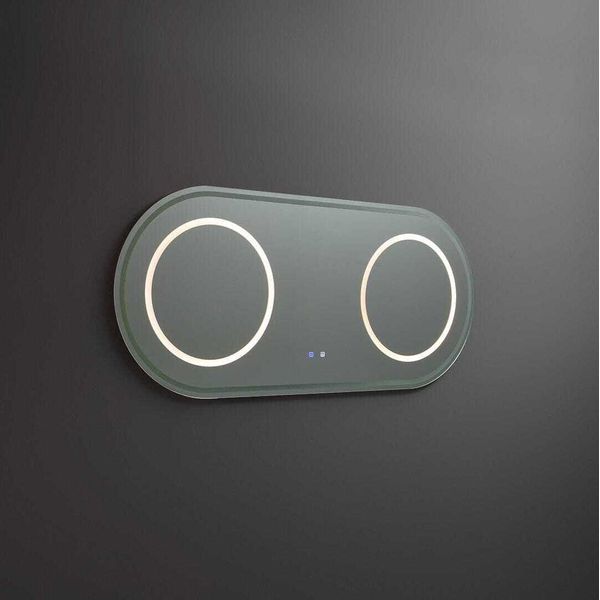 Specchio Ovale 180X80 Per Bagno Con Illuminazione Led-image