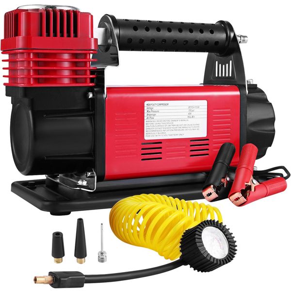 Vevor 12V Pompa D'aria Ad Alta Pressione 150PSI Compressore D'aria 540W Pompa D'aria Raffreddata Ad Acqua-image