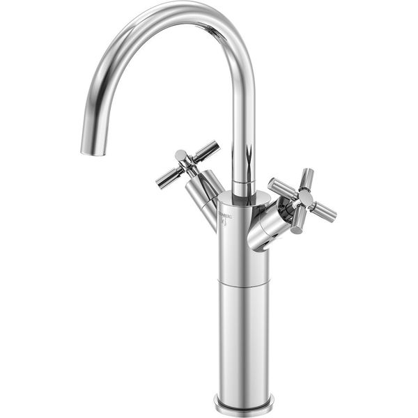 Steinberg SéRie 250 Mitigeur De Lavabo, Haut, Pivotant, Deux PoignéEs, Avec Vidage, Saillie 155Mm, 2501550, 2501550-image