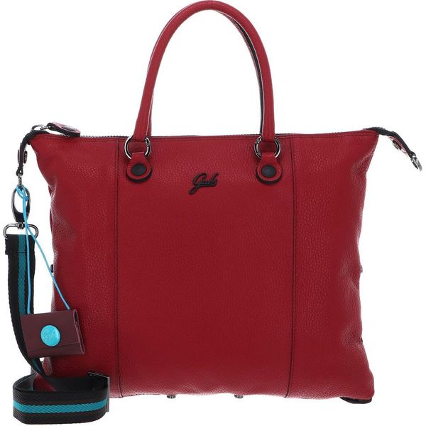 Gabs Pelle Borsa A Tracolla G3 Plus Tg Bull Black Shoulder Bag Fire Rosso-image