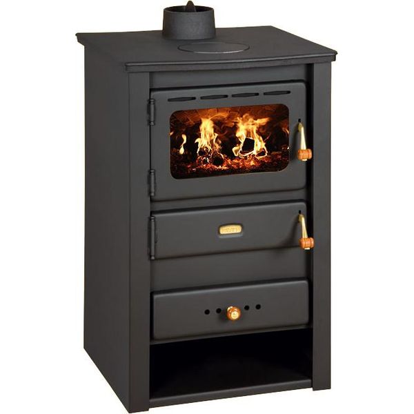 Stufa A Legna Stufe A Legna Prity K22 Cp Bimschv2 10Kw. Con Piano In Ghisa-image