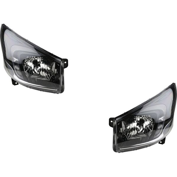 Johns, Set Di Fari Destro E Sinistro Adatto Per Opel Vivaro 06/14 - Con Lampadine 5582101 4422756 5582091 4422755-image