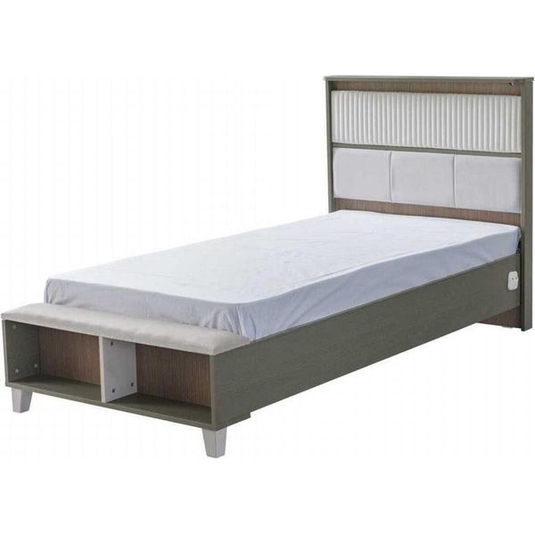 Mobili Per La Camera Dei Bambini Letto Grigio Struttura In Legno Letto Per Bambini Jvmoebel-image