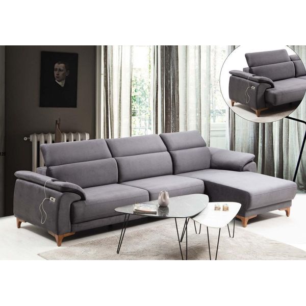 Divano Ad Angolo A L Divano Moderno Da Salotto Divano Imbottito Design Di Lusso Jvmoebel-image