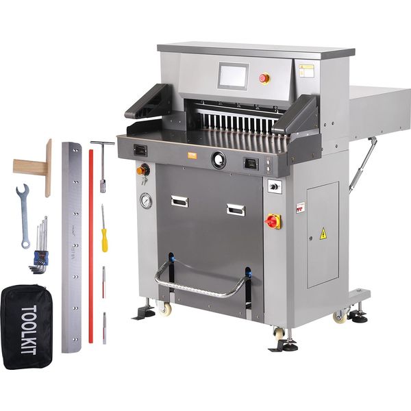 Vevor Taglierina Elettrica Per Carta Taglierina A Leva, 660,4 Mm Max. Larghezza Di Taglio, 80 Mm Max. Spessore Di Taglio, Taglierina Per Carta, 800 Fogli Di Carta Copiativa Standard Taglierina Per Carta ±0,2 Mm-image