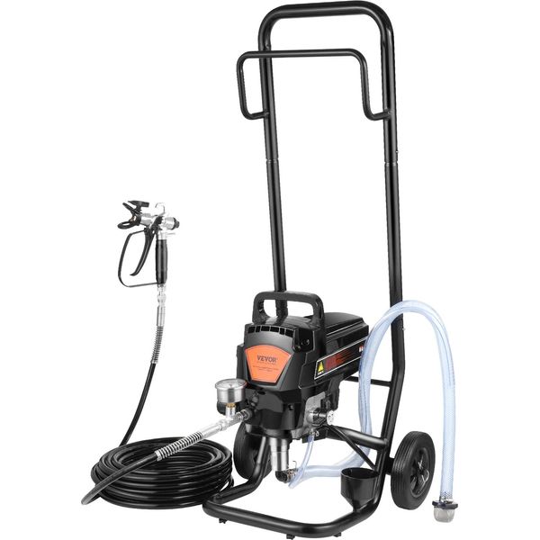 Vevor Spruzzatore Di Vernice Airless, 950 W, 3000 Psi, Spruzzatore Elettrico Ad Alta Efficienza, Spruzzatori Di Vernice Macchina Per La Verniciatura A Spruzzo Sistema Di Verniciatura Airless Ad Alta Pressione Con Tubo Flessibile Ad Alta Pressione Di 15 M Di Lunghezza-image