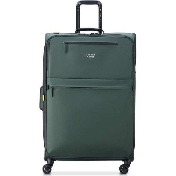 Delsey Paris Carrello Maubert 2.0 4 Double Rolls Expandable Trolley Wp 79 Army Verde Scuro-image