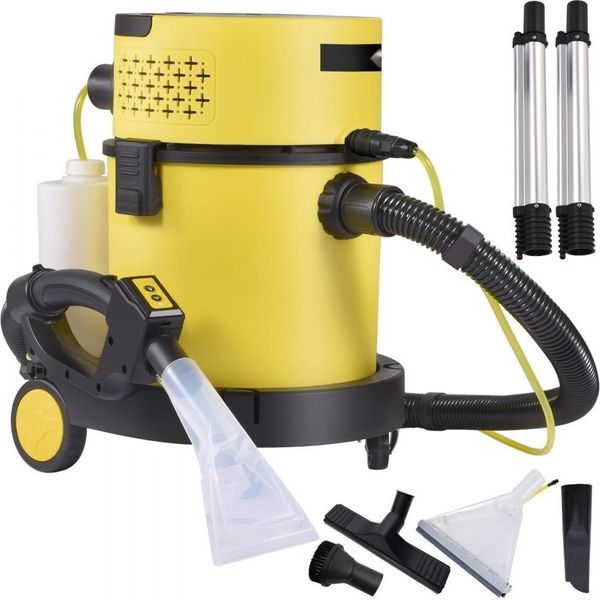 Aspirapolvere 4In1 1200W - Aspirapolvere A Secco/Umido - Battitappeto - Aspirapolvere A Umido - Capacità 20L - Aspirapolvere Per Tappezzeria - Filtro Hepa&Spugna - Aspirapolvere Industriale-image