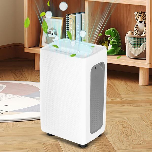 Jayseuw Deumidificatore 26L/Giorno Modalità Sleep, Serbatoio Rimovibile Da 4,5L Timer 24 Ore Contro Umidità Sporco E Muffa Per Camera Da Letto Bagno Cantina Armadio Ufficio Garage-image