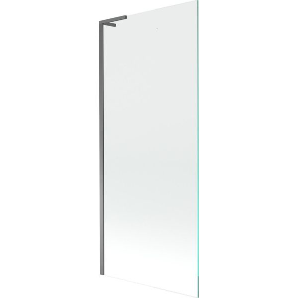 Mexen Next L Paravento Per Vasca Da Bagno A 1 Anta 80 X 150 Cm, Trasparente, Gun Metal - 895-080-000-03-00-95-image