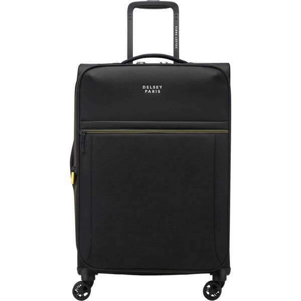 Delsey Paris Carrello Brochant 3 4 Dr Exp Trolley 67 Deep Black Nero-image