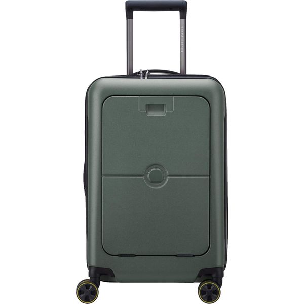 Delsey Paris Carrello Con Scomparto Per Laptop Turenne 2.0 4 Double Rolls Business Cabin Trolley 55 Green Verde Scuro-image