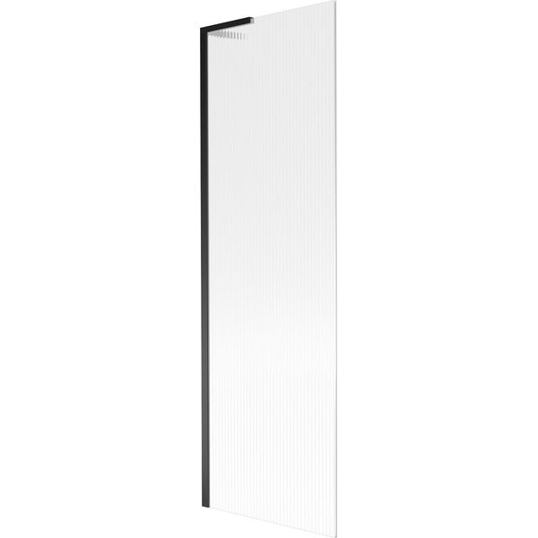 Mexen Next L Paratia Per Vasca Da Bagno 1 Anta 60 X 150 Cm, Prugne, Nero - 895-060-000-03-09-70-image