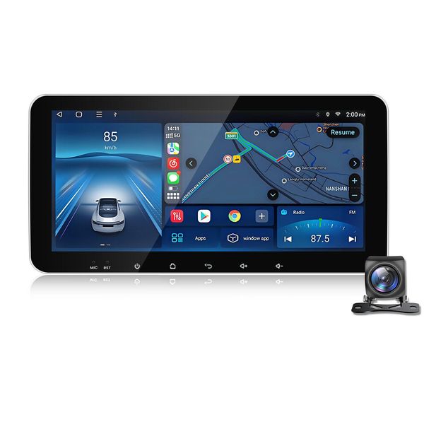 6+128G 10,33" Carplay Android 14 Autoradio Per Fiat Ducato Peugeot Boxer Citroen Jumper Gps Navi 4G Wifi Bt Dab+ Swc Dsp Usb 8-Core Con Fotocamera"-image