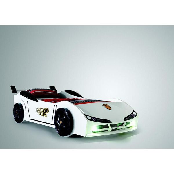 Auto Da Corsa Auto Letto Materasso Letto Bambini Letto Auto Letto Camera Bambini Mobili-image