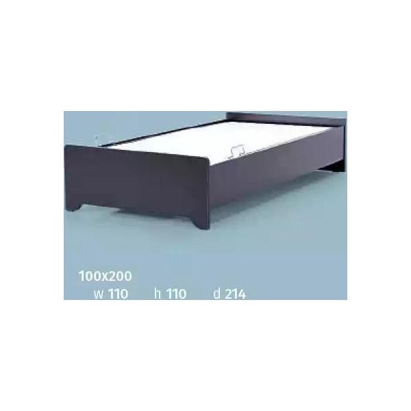 Letti Di Design Letto Per Bambini Letto Per Ragazzi Mobili In Legno Con Morbida Imbottitura 100X200Cm-image