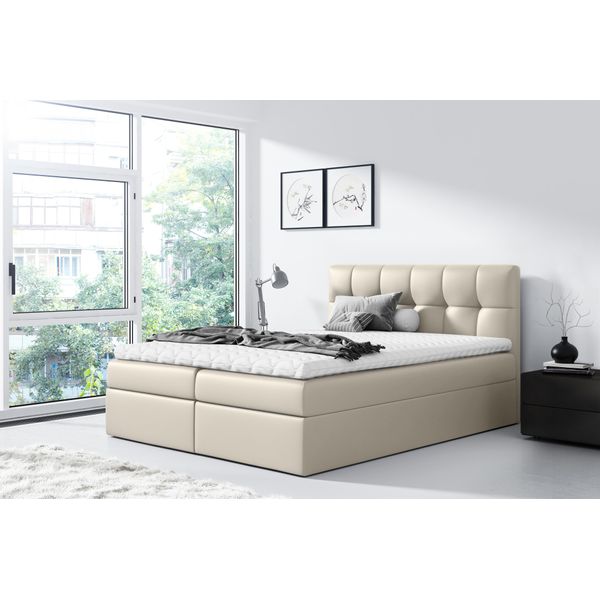 Letto Letto Matrimoniale Letto A Molle Letto Matrimoniale Letto Moderno Blu Camera Da Letto Letti 160X200-image