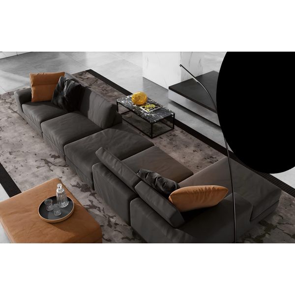 Lusso Divano Ad Angolo Divani A L Divani Moderni Soggiorno Tessile Tappezzeria Design Angolo Nuovo-image